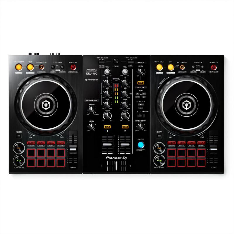 Controlador DDJ 400 Pioneer Dj com ReKordbox 2 Canais